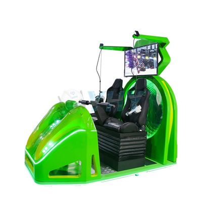 Exclusiva Silla de Movimiento de Cine VR 9D para 2 Jugadores con Diseño de Rana Verde