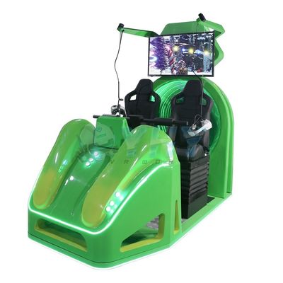 Sillón de cine simulador de realidad virtual VR de 2 asientos para parques de aventuras interiores