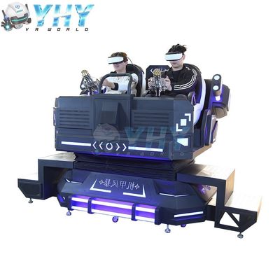 9D VR Cinema Virtual Reality Game Equipment 2 Seats Mecha Warrior with DP VR Headset 