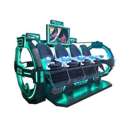 Parque temático interior 4 asientos 9D VR Simulador de cine 5D 7D 9D Cine Máquina de juego de realidad virtual