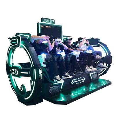 9D Virtual Reality Motion Cinema Chair 4 Seat VR Simulator Machine Commercial Indoor Outdoor Amusement Park