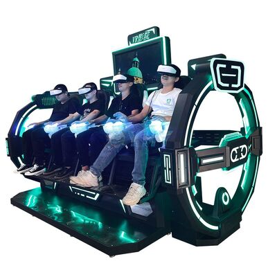 9D VR Simulador 4 asientos VR Cine Roller Coaster Juegos de cine Simulador de juegos máquina