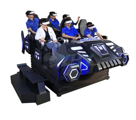Simulador de cine VR 5D/7D/9D de 6 asientos, máquina de juego VR de arcade de metal