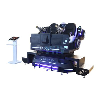 Nuevo simulador de realidad virtual 9D Mecha Warrior 2 asientos de forma única cine máquina de juego VR