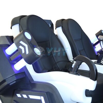Mecha Warrior VR Cinema 9D 2 Player VR Cinema VR Game Machine With Gatling Shooting Shape