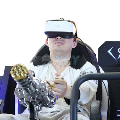 Simulación de Realidad Virtual 9D Plataforma VR Experiencia de Juego Simulador de Tiro Con 2 Jugadores En Venta