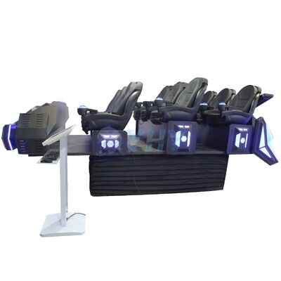 Realidad virtual 9d VR Cine simulador de movimiento con 9 sillas Juego Cine 9dvr
