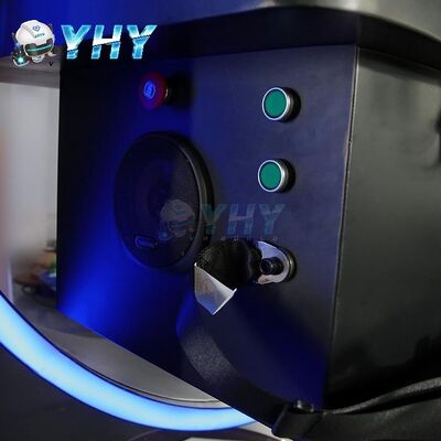 360 Roller Coaster VR Simulador de 3 asientos Equipo 9D VR máquina de juego con 21 pulgadas Todo en una pantalla simulación paseos Parque de diversiones