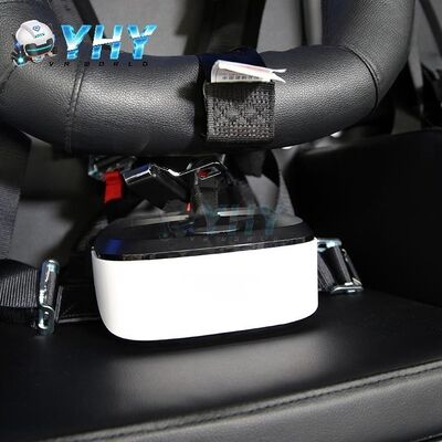 Montaña rusa VR giratoria 360 para máquina base de silla con 3 asientos Simulador Vr para tres jugadores en parque de atracciones