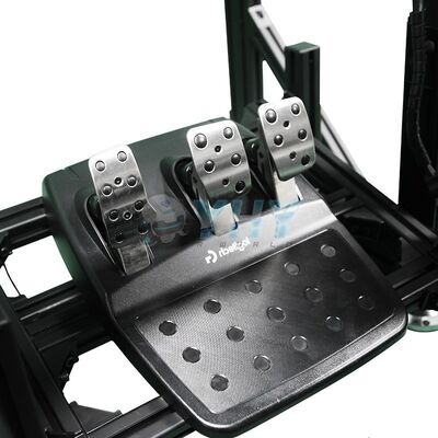 Simulador de carreras Cockpit de juegos Coche de F1 Simulador de asiento Suporte de ruedas de carreras