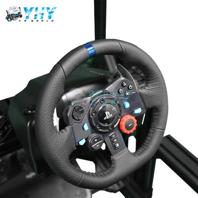 Simulador de carreras Cockpit de juegos Coche de F1 Simulador de asiento Suporte de ruedas de carreras