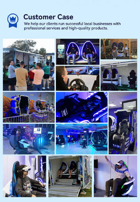 Parque temático VR móvil personalizable para parques de atracciones y actividades