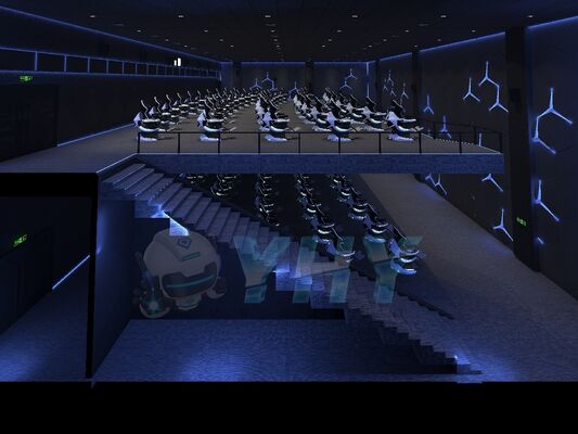 9D VR Simulador de cine de movimiento dinámico Nuevo Dynamic 360 Rotation Experience Juego de proyección de múltiples personas VR Atracciones Cine