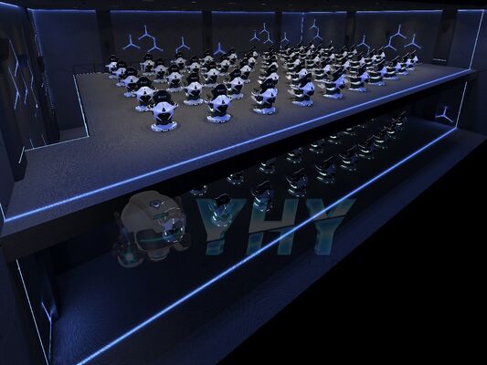 9D VR Simulador de cine de movimiento dinámico Nuevo Dynamic 360 Rotation Experience Juego de proyección de múltiples personas VR Atracciones Cine