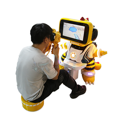 9D Virtual Reality Amusement VR Game Machines for Kids for Shopping Mall Airport Public Indoor Fiberglass Metal
