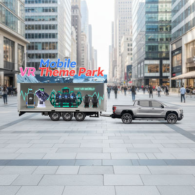 VR Attraction Game Machine One-stop Moveable VR Experience Center Solution for Truck or Container