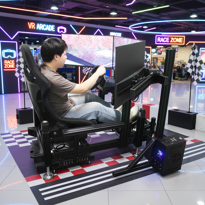 4 DOF Motion Racing Simulator Full Action Simulation Dive Bump Dynamic System for VR Gaming Race Game Equipment