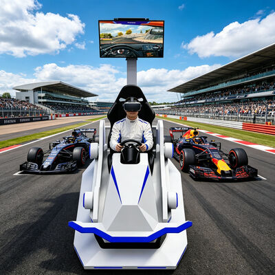 VR Indoor Racing Car Simulator Arcade Realidad Virtual Máquina de juego de carreras de motocicletas
