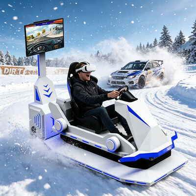 Venta caliente interior dinámico VR 3 Dof plataforma de movimiento simulador de coche de carreras equipo de juego de carreras de coches