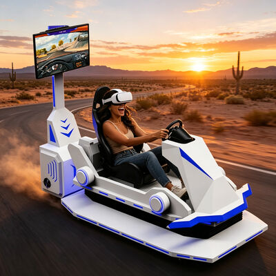 Máquina de juego de carreras de coches F1, simulador de carreras 3 DOF 9D VR, simulador de conducción Arcade, equipo de realidad Virtual de Metal para interiores