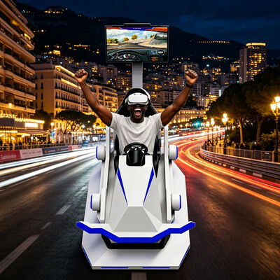Máquina de juego de carreras de coches F1, simulador de carreras 3 DOF 9D VR, simulador de conducción Arcade, equipo de realidad Virtual de Metal para interiores