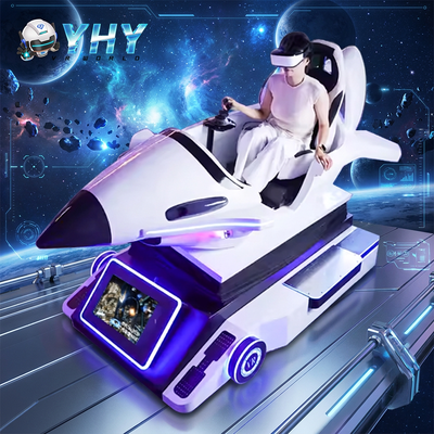 Gran simulador de vuelo dinámico 3D 9d VR Fighter Casa interior PC plástico cápsula espacial Equipo de juego de aviones Centros comerciales