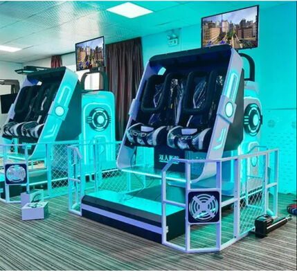 Cine arcade VR 9D de interiores Simulador de 360 VR Máquina de juego para dos jugadores Metal Equipo VR MR para uso doméstico