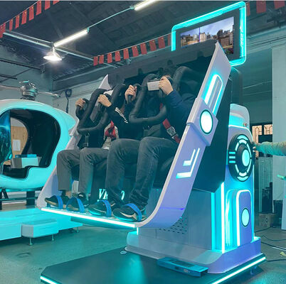 Ganar dinero Negocio 9d VR 360 grados Rotación 2 asientos VR simulador Gran venta para el Festival de Compras de marzo