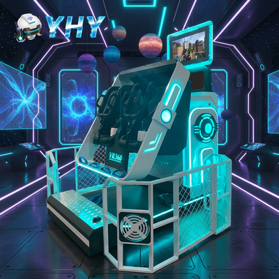 Ganar dinero Negocio 9d VR 360 grados Rotación 2 asientos VR simulador Gran venta para el Festival de Compras de marzo