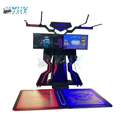 2 jugadores FPS VR Kat Walker Arcade Caminadora 9D VR Simulador Plataforma para caminar