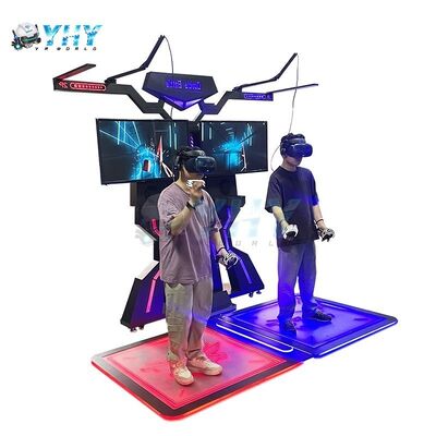 Simulador de caminata de realidad virtual al aire libre para 2 jugadores para el hogar y la educación VR Walker Arcade Treadmill Machine