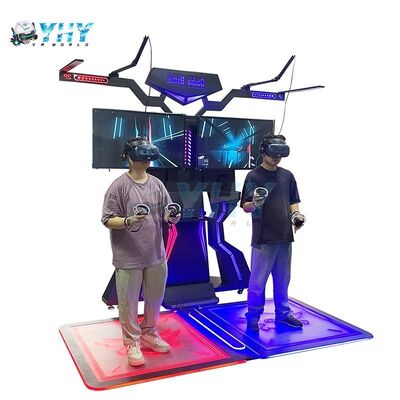 Golden Hand 9D VR Simulador interactivo Plataforma permanente 2 jugadores Interior/Exterior Durable Metal/Plástico HTC Vive