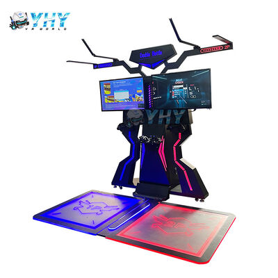 VR Shoot Shooter Gun Simulator 9d Virtual Reality Arena 2 Jugadores Fruit Ninja Música Danza Revolución Máquina de juego
