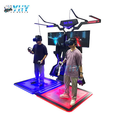 Simulador de realidad virtual Máquina de realidad virtual extrema Dos jugadores Caminando por el espacio Interactivo Centro comercial Interior exterior