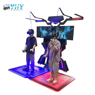 Golden Hand 9D VR Simulador interactivo Plataforma permanente 2 jugadores Interior/Exterior Durable Metal/Plástico HTC Vive