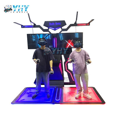 Vr Dos Versus Consola de juegos con detección de movimiento Multijugador en línea Gran disparo Trueno Oscuro Museo de experiencia en el campo de batalla Equipo