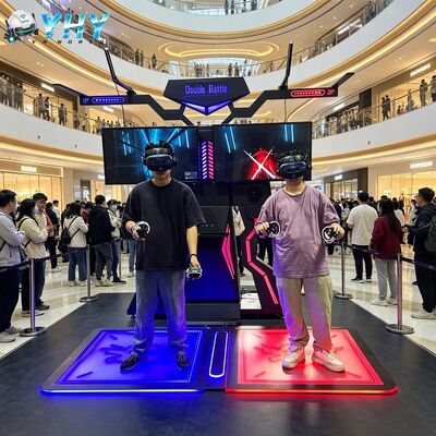 VR Shoot Shooter Gun Simulator 9d Virtual Reality Arena 2 Jugadores Fruit Ninja Música Danza Revolución Máquina de juego