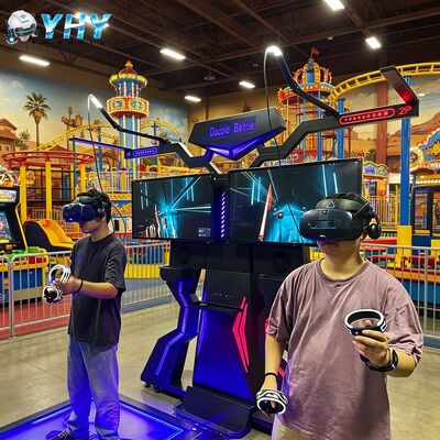 Parque de juegos de Guangzhou China Juegos de batalla 2 jugadores Espacio VR FPS Simulador de juegos VR Arena