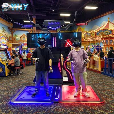 Multijugador en interiores 9D VR Cinema Juegos interactivos Simulador Plataforma Metal Construcción Uso en el hogar Cuidado de niños-Amistoso 60+