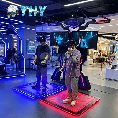 Parque de juegos de Guangzhou China Juegos de batalla 2 jugadores Espacio VR FPS Simulador de juegos VR Arena