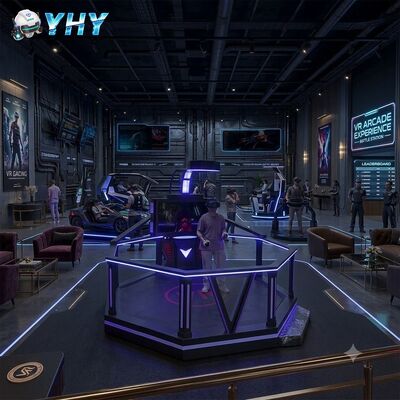 Equipo de realidad virtual Juegos de simulador VR 360 Plataforma de realidad virtual para caminar VR Equipo de plataforma de pie