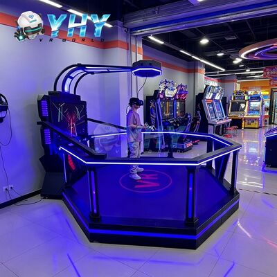 Juegos VR interactivos Simulador 9D Realidad Virtual 1 Jugadores Gran Espacio HTC 9D VR Simulador para VR Gaming Park