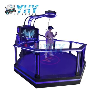 Parque temático en interiores Ganar dinero Realidad virtual Juegos de batalla Máquina plataforma de caminata VR