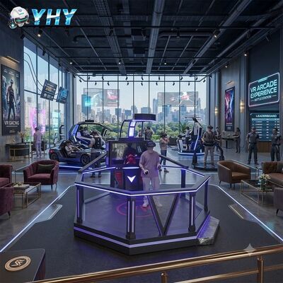 Plataforma para caminar VR de moda Parque de diversiones Realidad virtual 9d Consola de juegos VR CS VR Simulador de juegos Consola de juegos