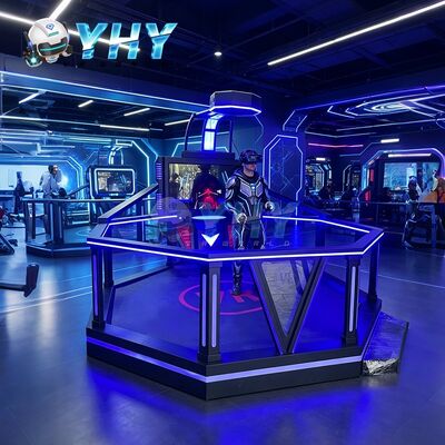 Plataforma para caminar VR de moda Parque de diversiones Realidad virtual 9d Consola de juegos VR CS VR Simulador de juegos Consola de juegos
