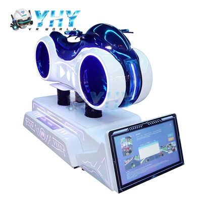 Máquina de juego de motocicleta de carreras de realidad virtual 9D, simulador de conducción de coche de carreras, simulador de motocicleta VR