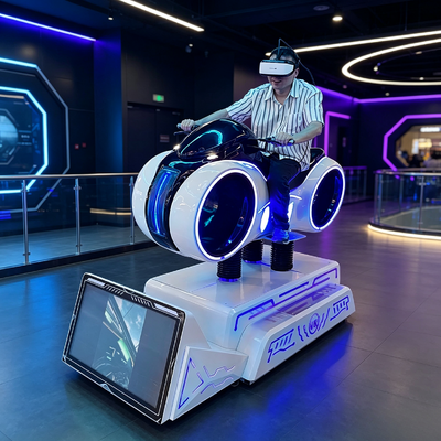 Super Atractivo Simulador de Carreras Eléctrico VR Moto y Coche VR para Uso en Parques Infantiles