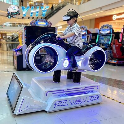 Máquina de juego de motocicleta de carreras de realidad virtual 9D, simulador de conducción de coche de carreras, simulador de motocicleta VR