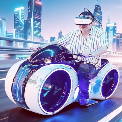 Parque de diversiones Carreras de motocicletas Simulador VR Simulador de conducción de motocicletas Carreras máquina de juego