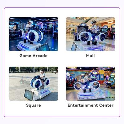 Parque de diversiones Carreras de motocicletas Simulador VR Simulador de conducción de motocicletas Carreras máquina de juego